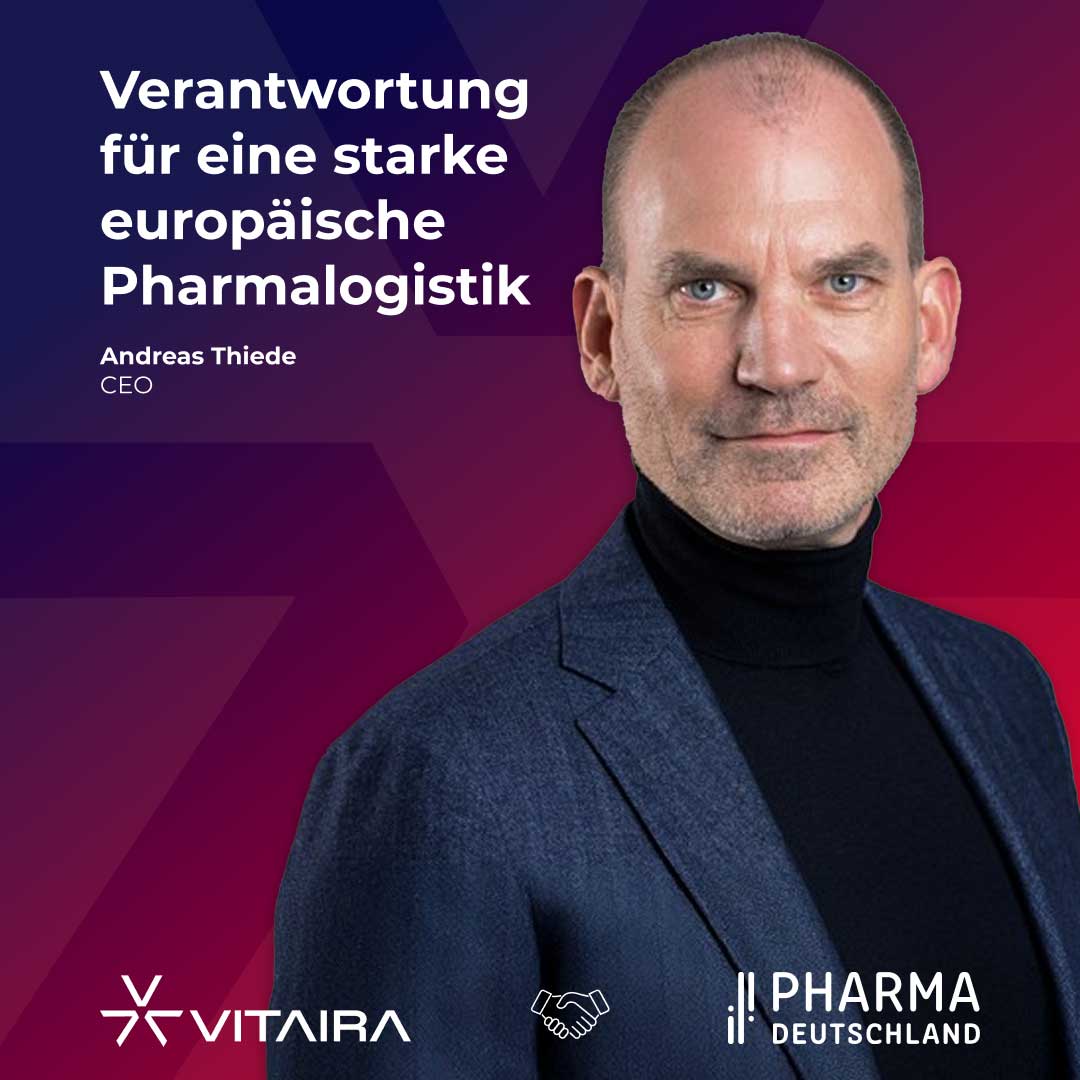 Andreas Thiede, CEO: "Verantwortung für eine starke eruopäische Pharmalogistik"